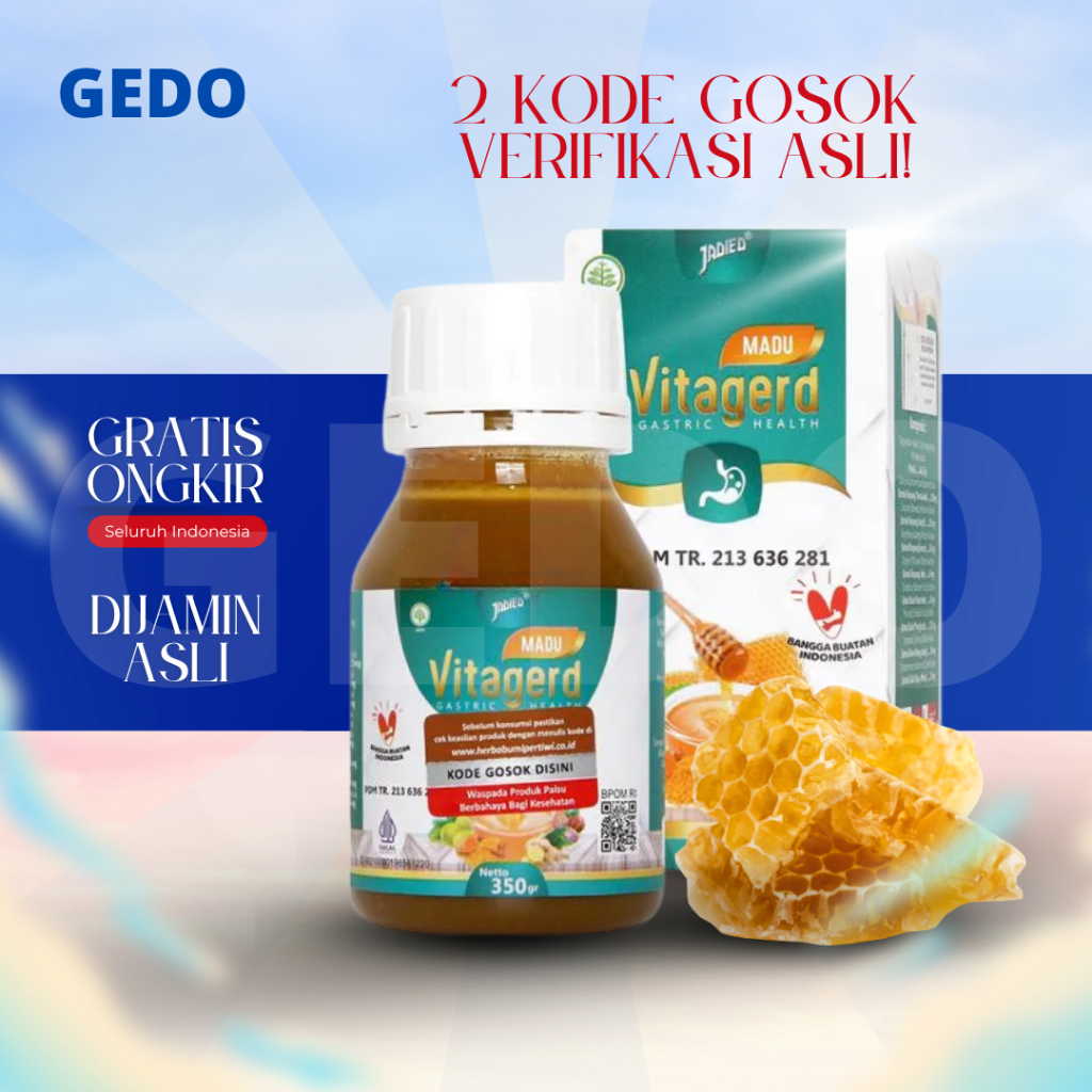Madu Vitagerd Vita Gerd Original Asli BPOM