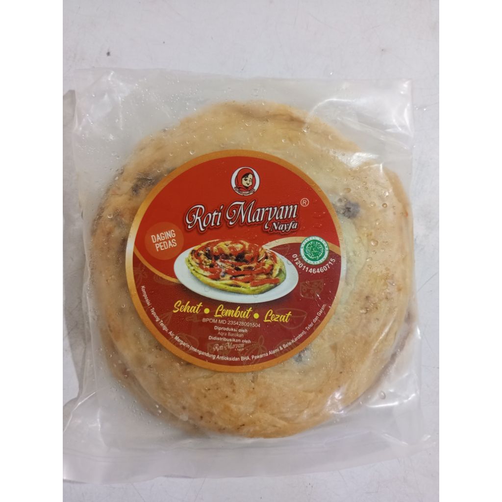 

Roti Maryam Nayfa Daging pedas