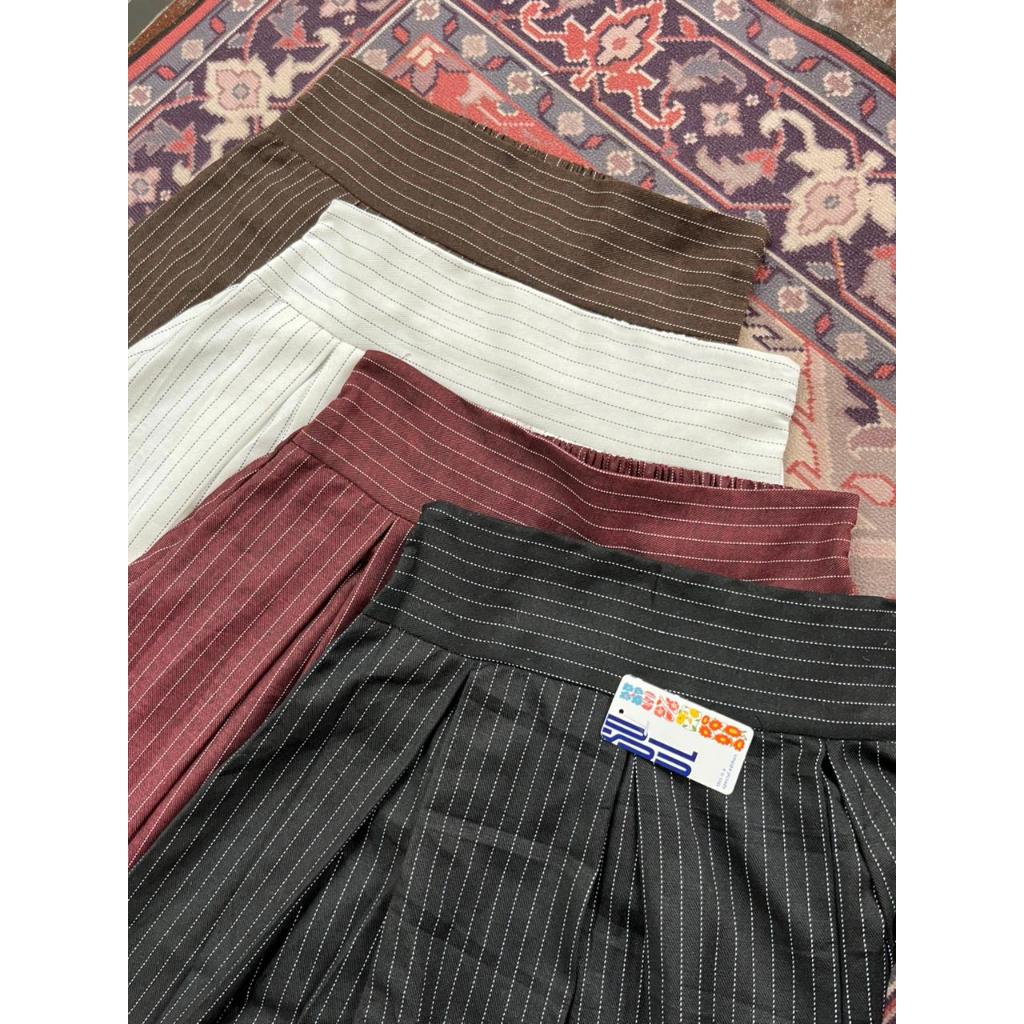 big sale rok rempel stripe/ rok salur korean style