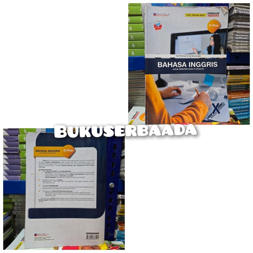 BUKU BEKAS MEDIATAMA - BAHASA INGGRIS KELAS 1 SMA KURIKULUM MERDEKA