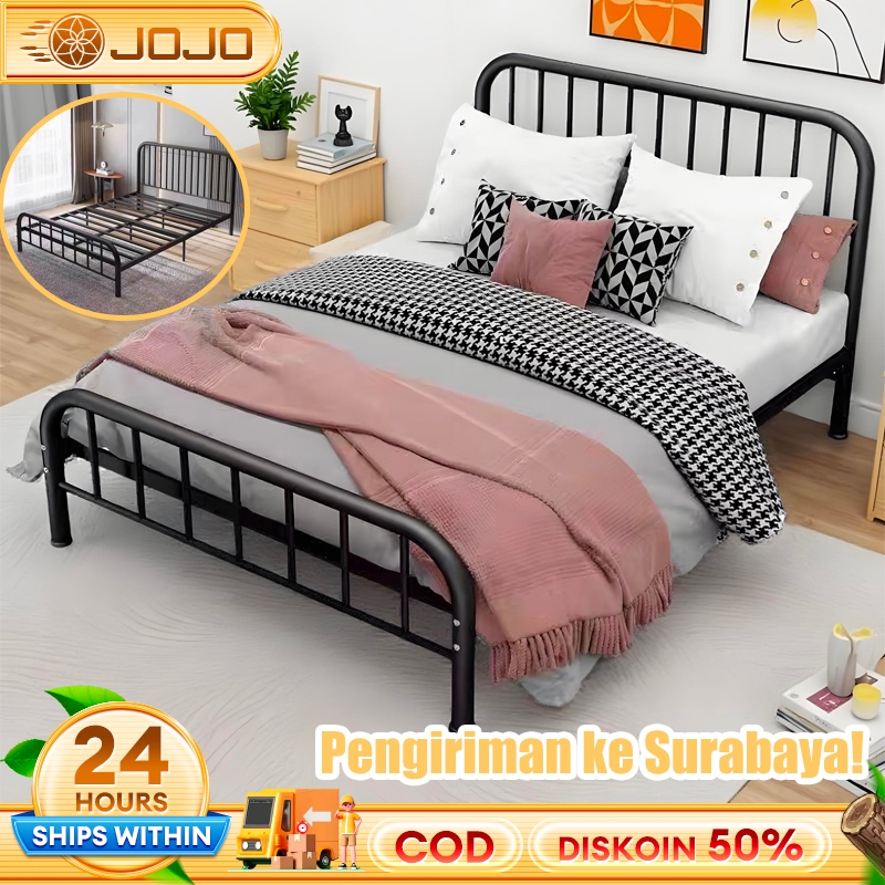 Ranjang Besi Tempat Tidur Dipan Tempat Tidur Ranjang Besi 160x200 Dipan Besi Divan Besi Dipan Kasur