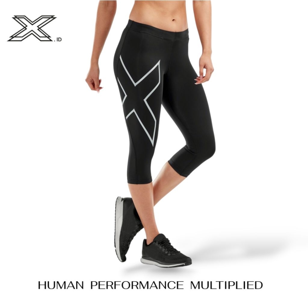 2XU Women's Core Compression 3/4 Tights Black Nero