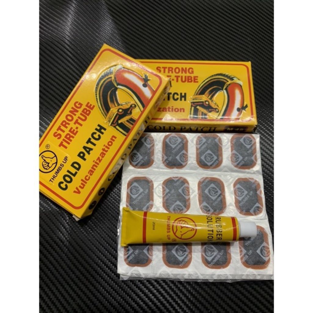 TipTop M & L/ Cold Patch / Penambal Ban dalam / Karet tambal Ban/ Karet Ban dalam / Tambalan Ban dal
