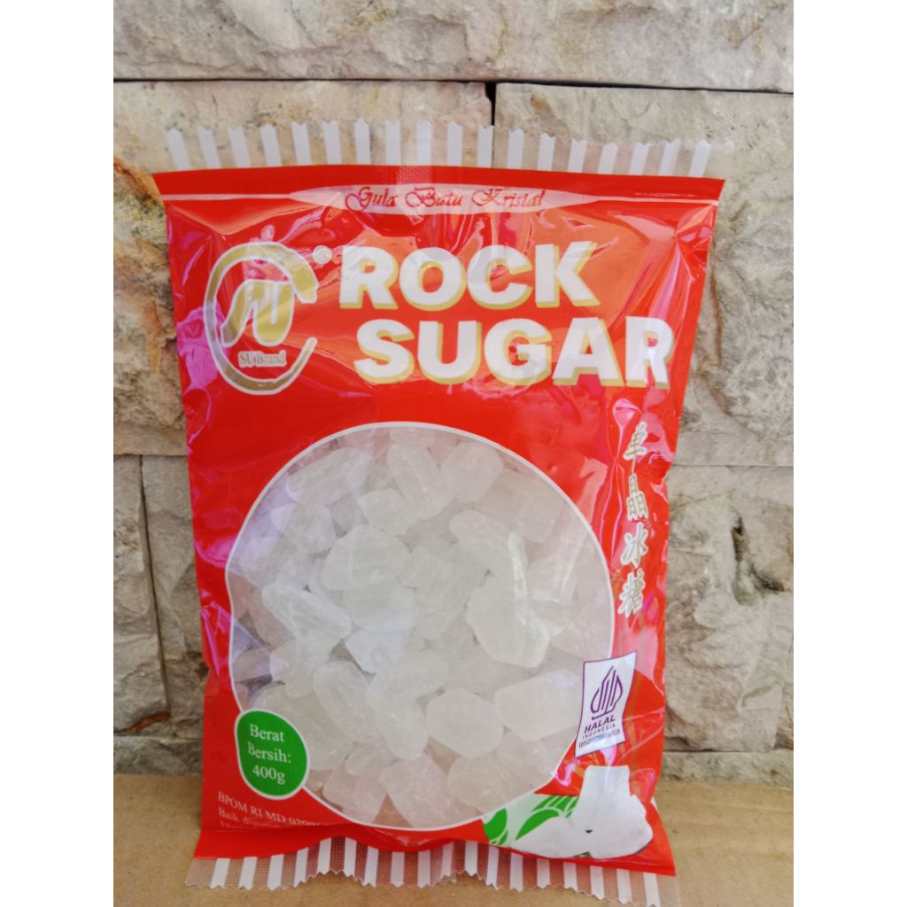 

SU Gula Batu / kristal lump sugar 400 gr.