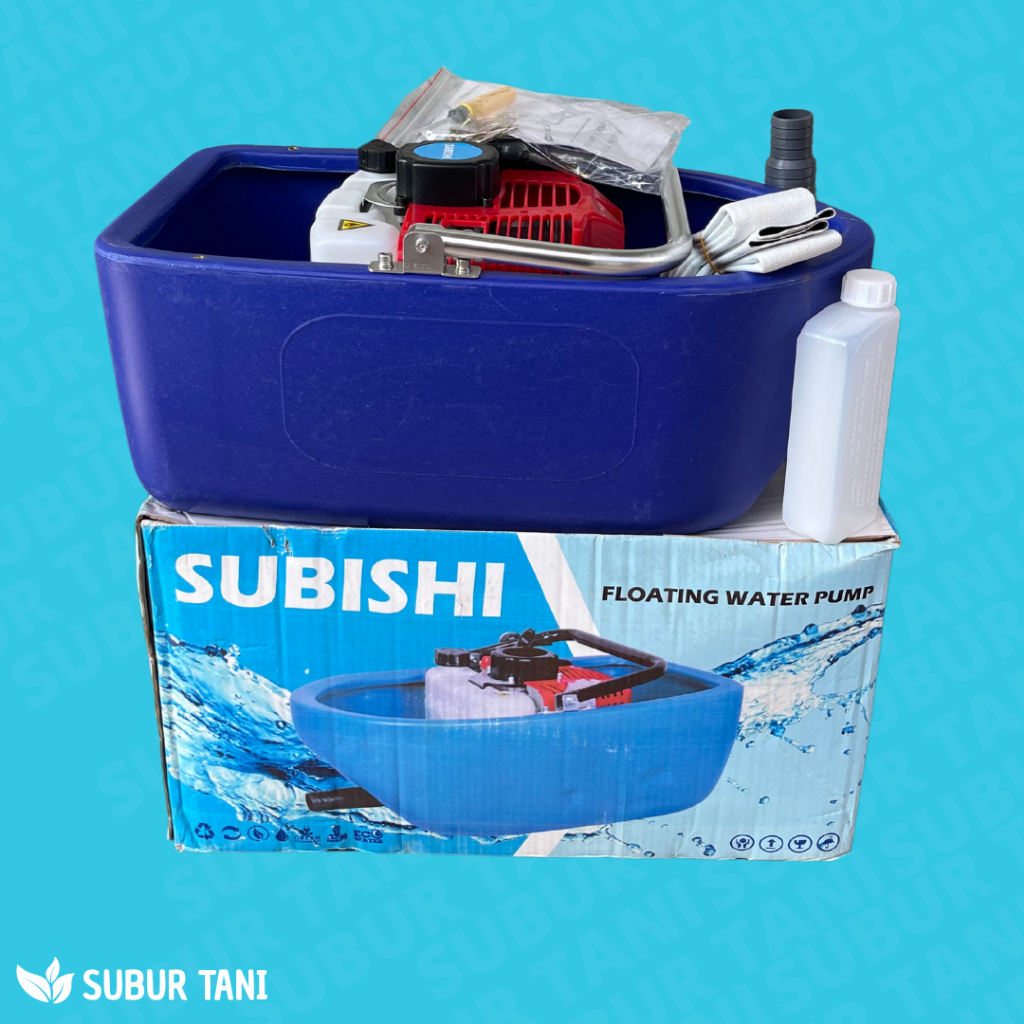 FLOATING WATER PUMP SUBISHI 2 TAK/POMPA AIR SUBISHI 2 TAK/ALAT SIRAM BAWAH MERAH SUBISHI 2 TAK