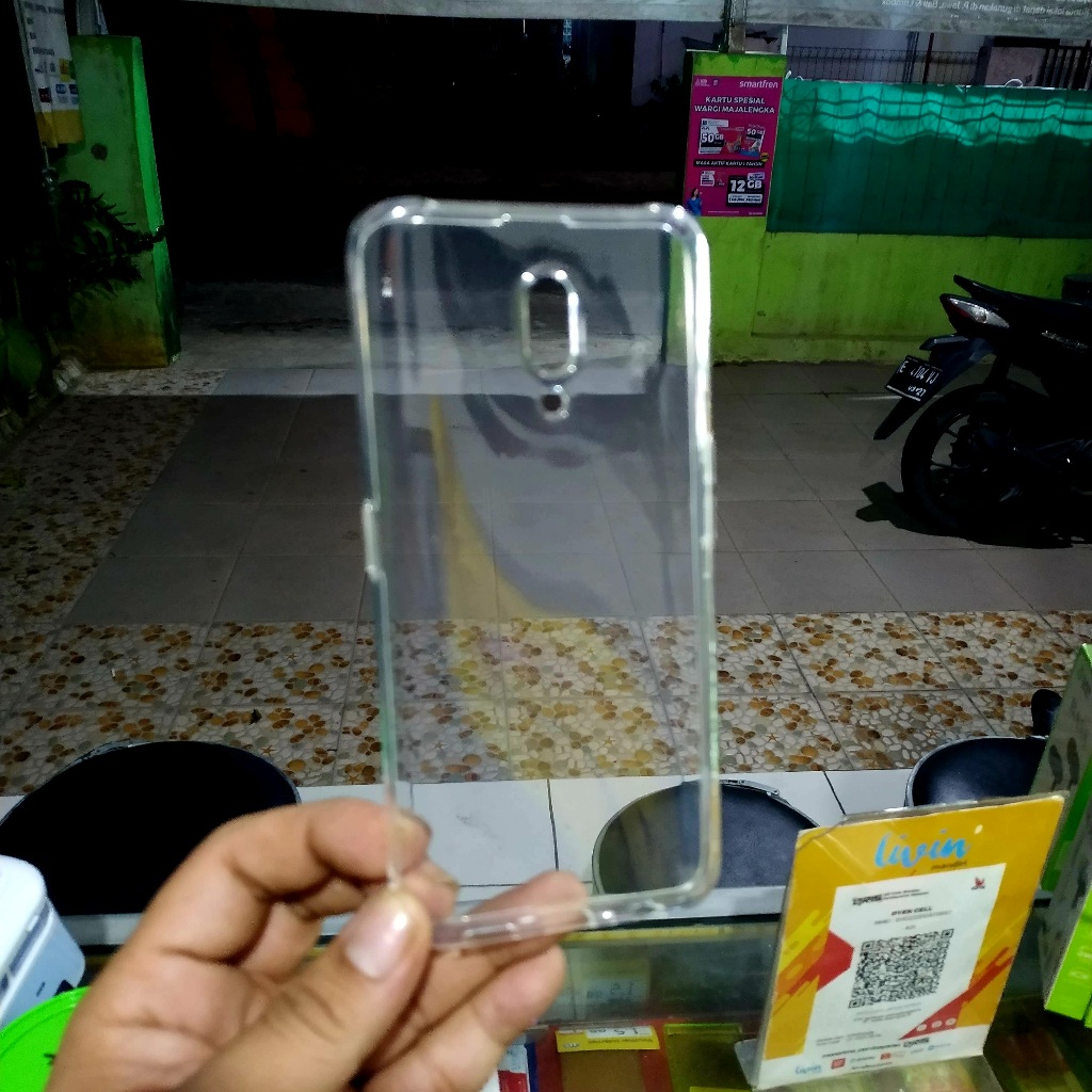 Case Oppo Reno CPH1917 Softcase Jelly Premium Transparan Airbag Bening