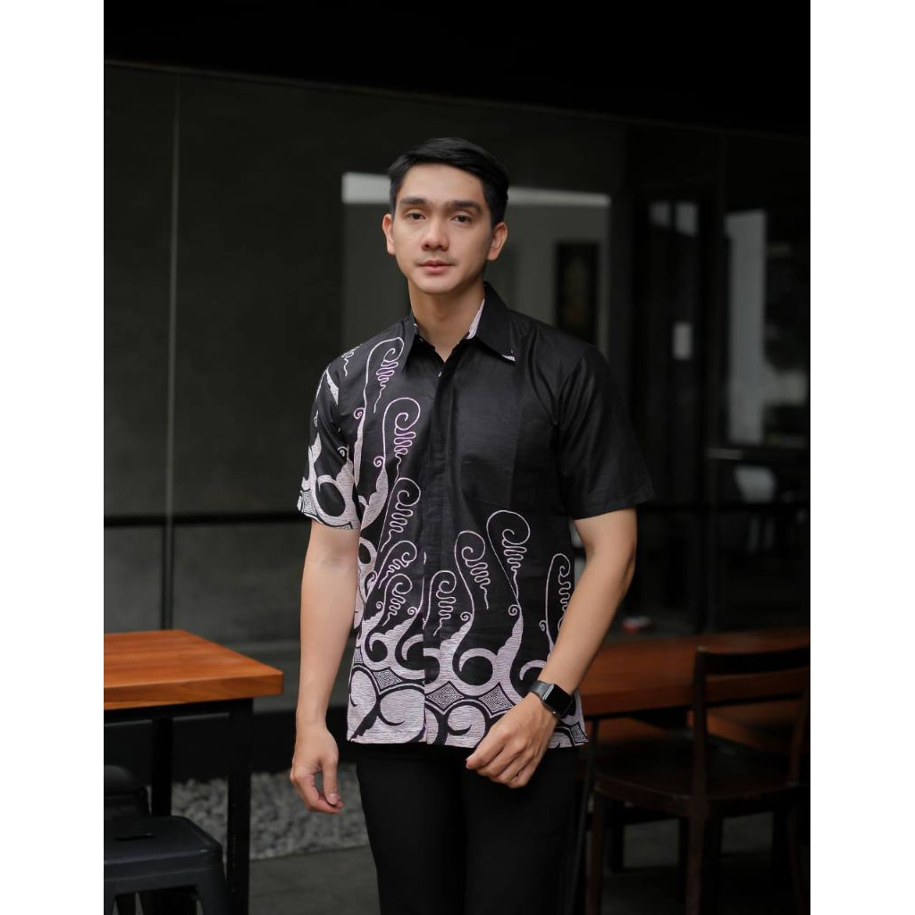 Hem Batik Pria Hem Batik Kerja Hem Batik Kantor Hem Batik Katun Hem Batik Modern Kemeja Batik Lengan