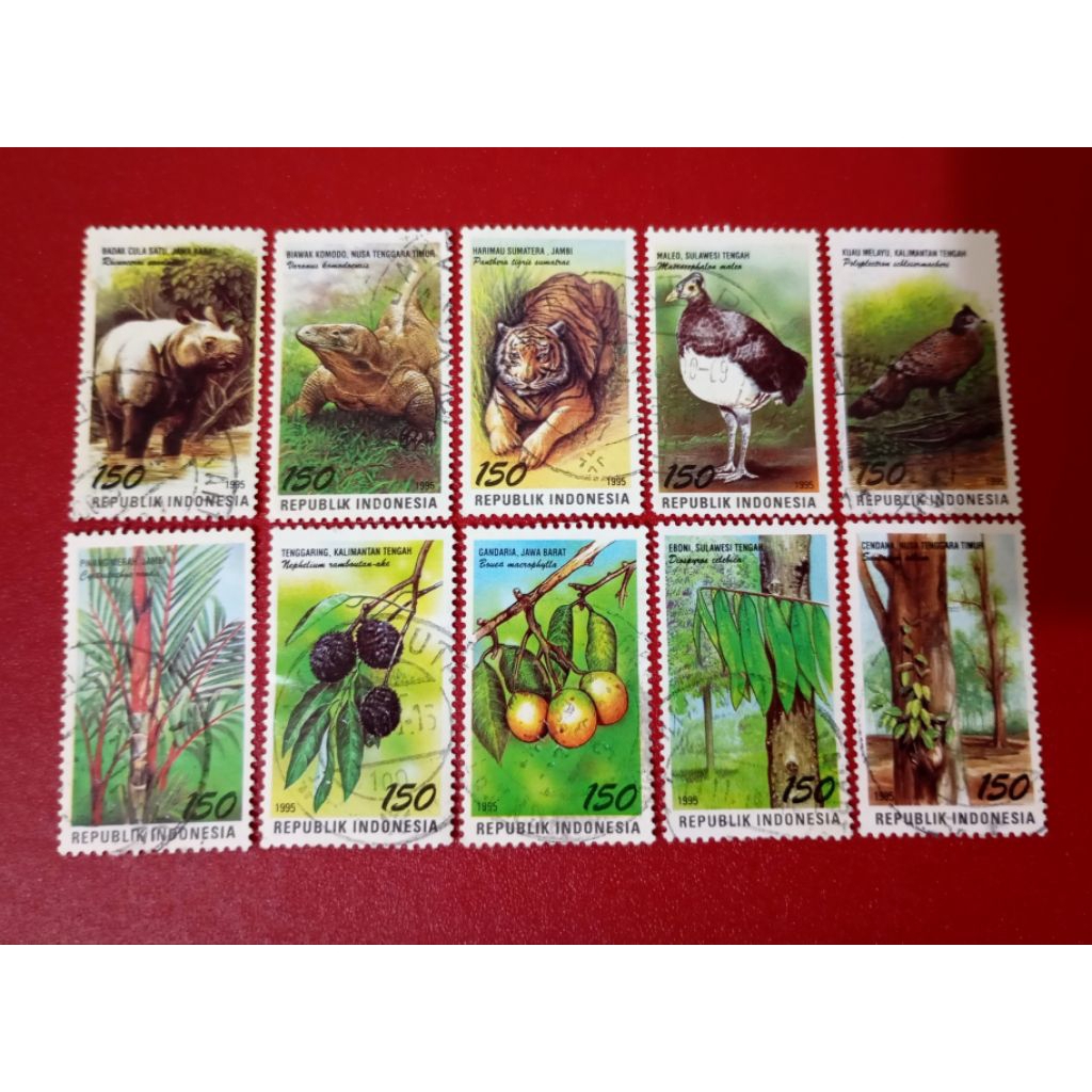 

PRANGKO INDONESIA CINTA PUSPA DAN SATWA 1995