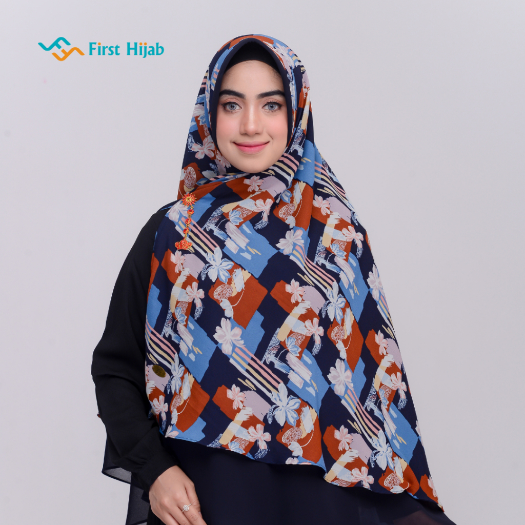 FIRST HIJAB - Naida Hijab Instan Bahan Viney-Ceruti | Daily Hijab