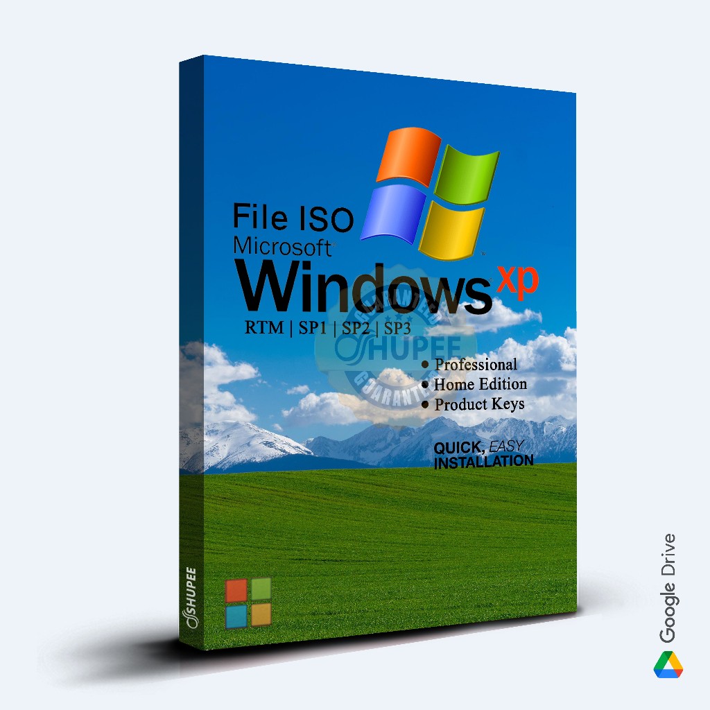 ISO FILE - WINDOWS® XP | RTM | SP1 | SP2 | SP3 | 86