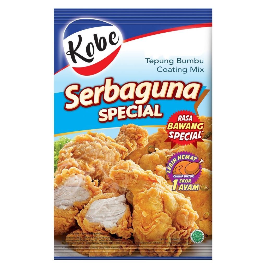 

Kobe Tepung Serbaguna Special Rasa Bawang 200gram