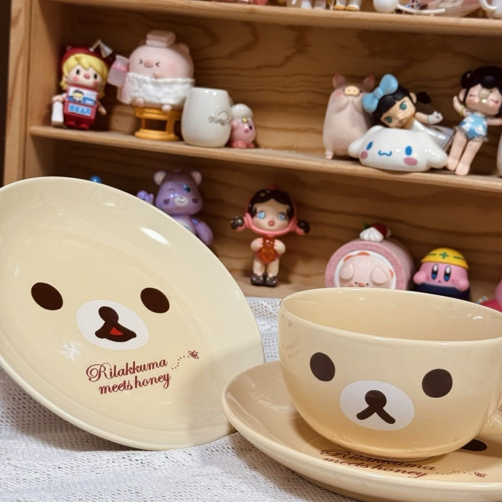 [PO] Set Gelas & Piring Rilakkuma – Lucu & Multifungsi