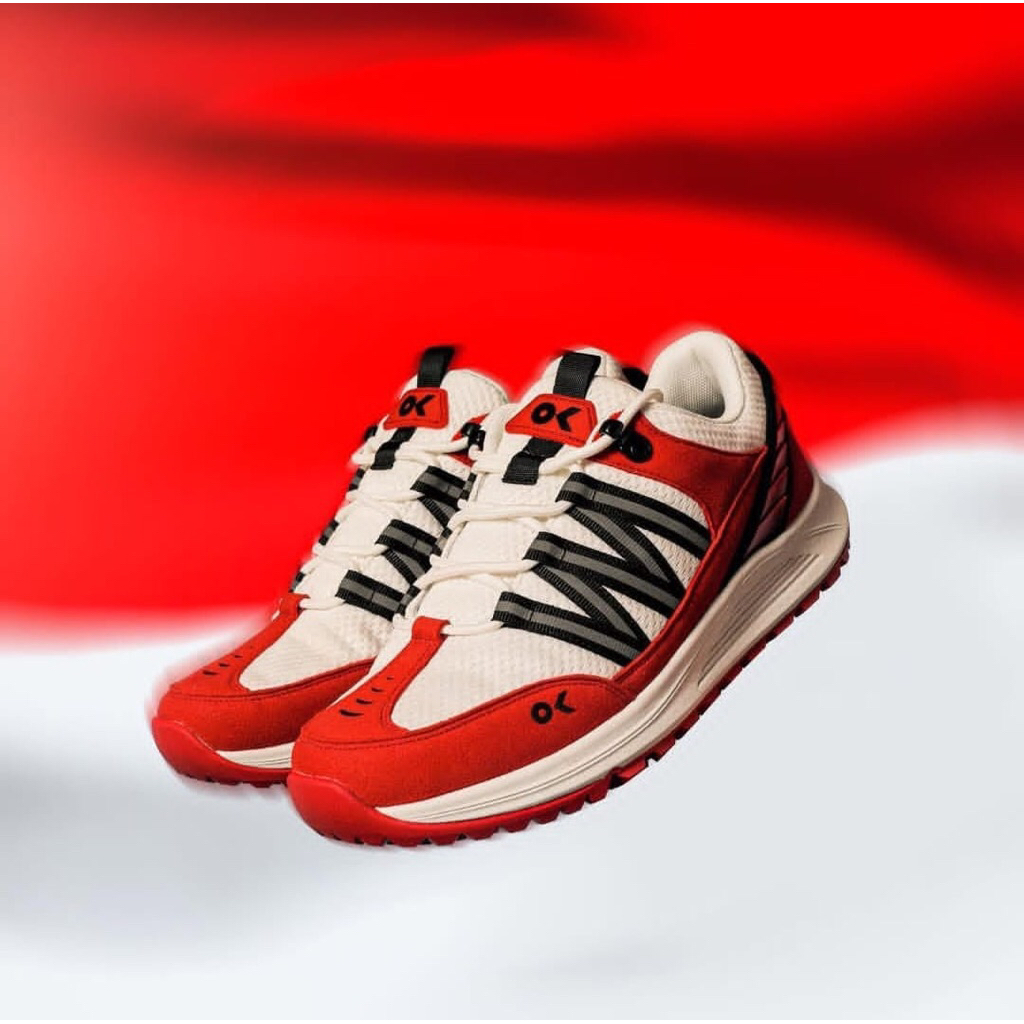 Sepatu Kanky Kitadake Merah Putih
