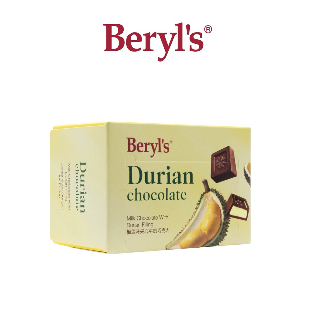 

BERYL’S Durian with Milk Chocolate handcarry MALAYSIA | Coklat Beryl’s rasa durian 60gr