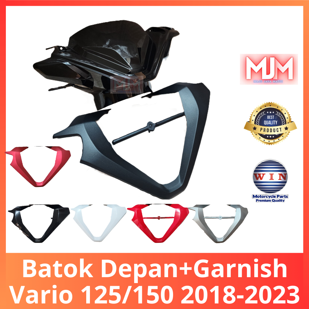 Batok Depan + Garnish New Vario 125 LED / New Vario 150 LED 2018-2022 Batok Atas / Kedok Buta