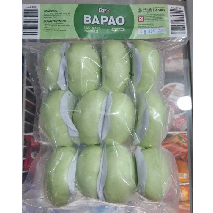 

BAPAO SARIKAYA PANDAN [ ISI 12 PCS ]450G