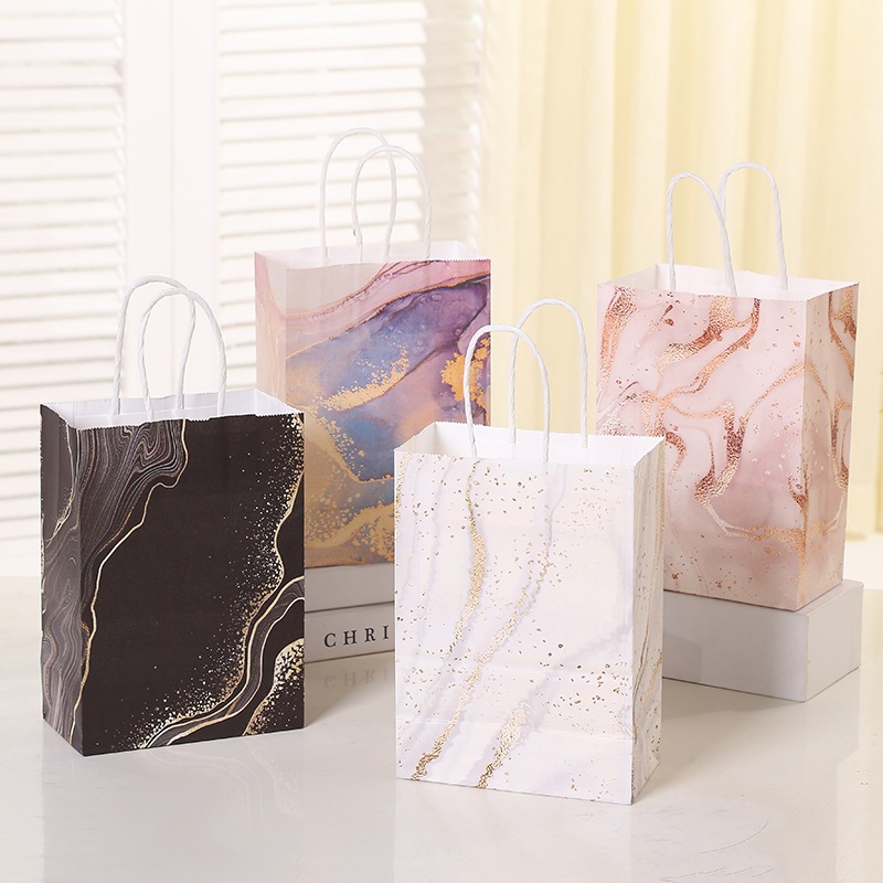 

Satuan- Paperbag gift kado ultah anniversary motif marble/Gift bag tas kado marble abstrak/Tas kado packaging gradient warna