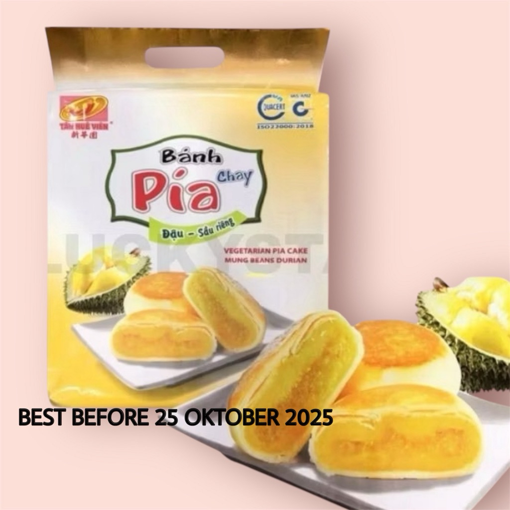 

PROMO PIA DURIAN VIETNAM BANH CHAY 480GR ISI 12PCS