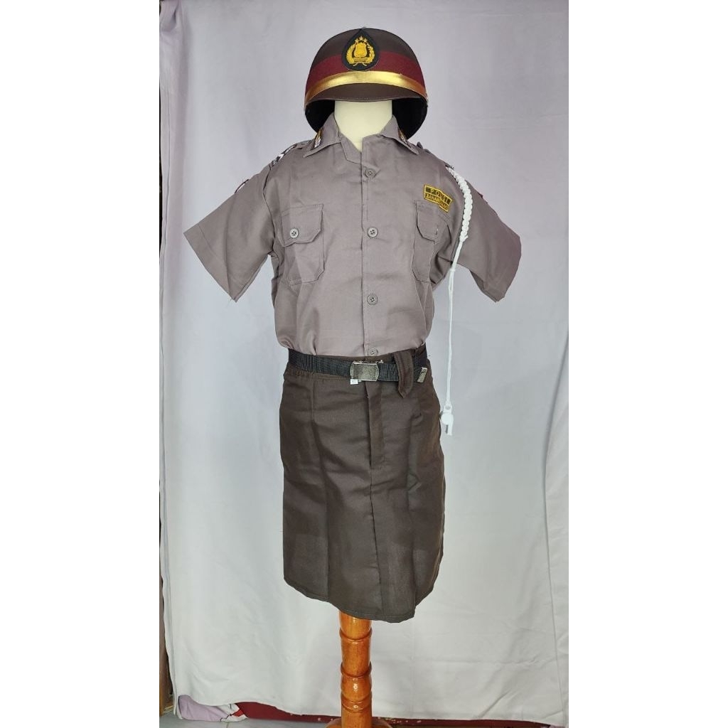 Baju Polwan Anak TK Standar