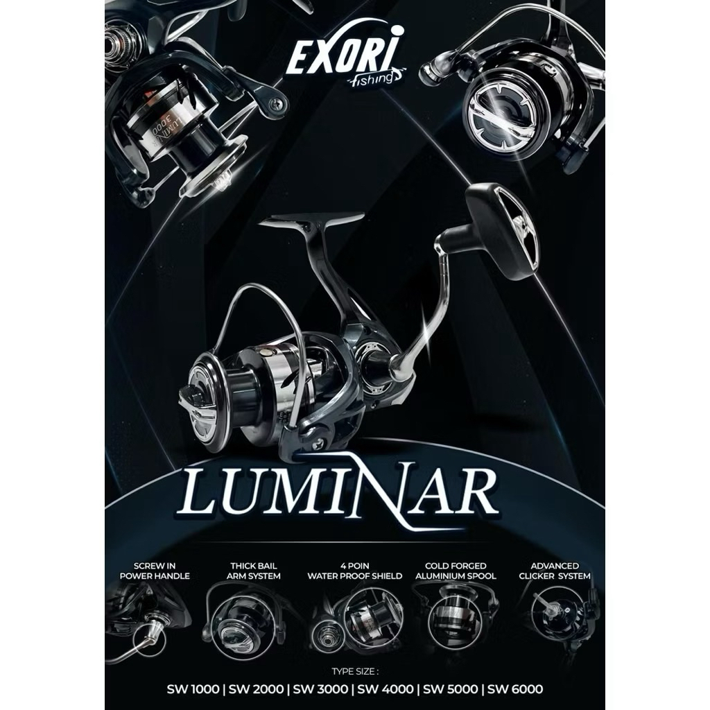 Reel Spinning Exory Luminar Saltwater