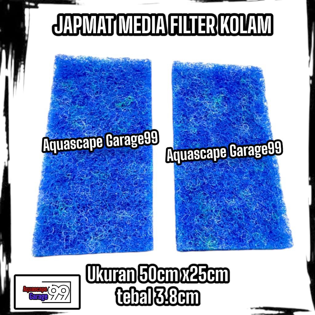 Media filter japmat tebal 50x25 original /japmat / media filter / media filter koi / filter air / fi