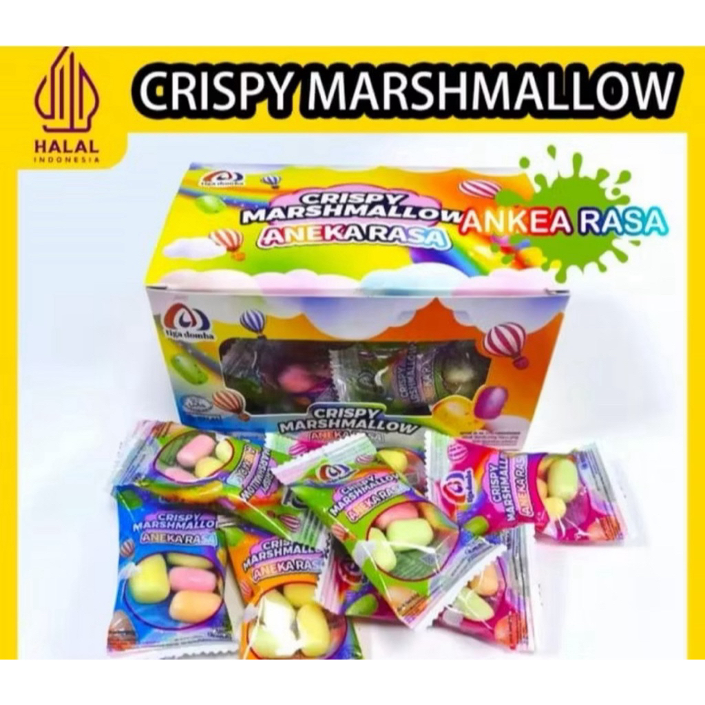 

Tiga Domba Marsmallow Crispy Isi 30 pcs