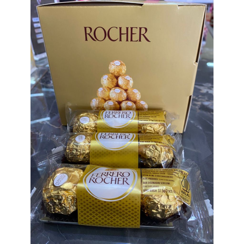 

Ferrero Rocher isi 3x12,5gr
