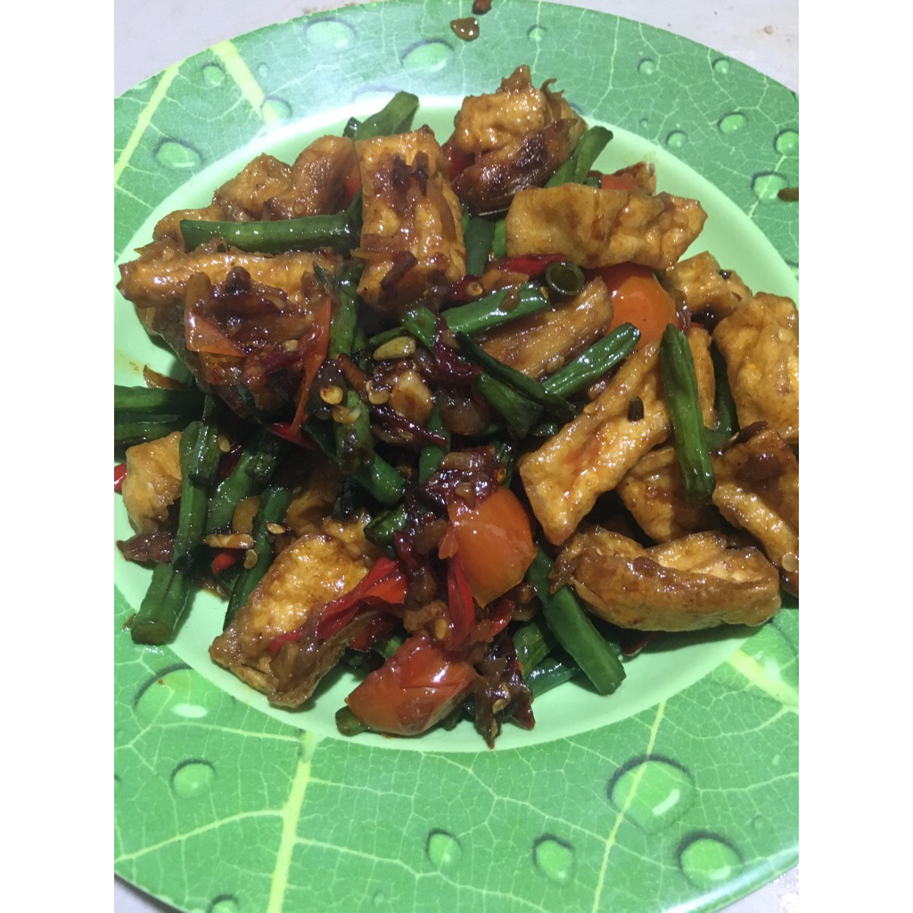 

Oseng Kacang Panjang Tahu Spesial