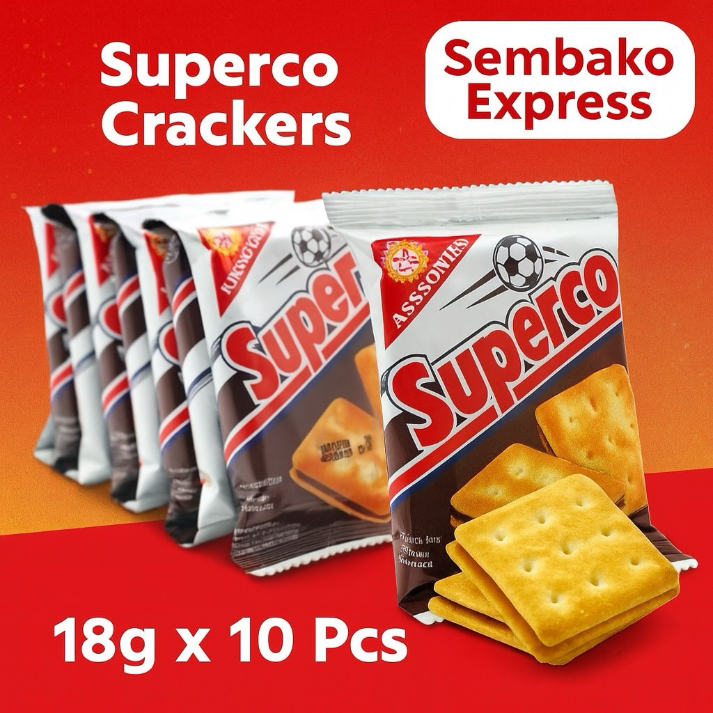 

Khong Guan Superco Biscuit Cokelat Renceng 18 g x 10 pcs