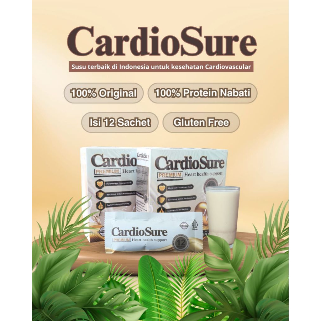 

Paket 2 Box Cardiosure susu Jantung dan Hipertensi 100% Asli Original BPOM Halal