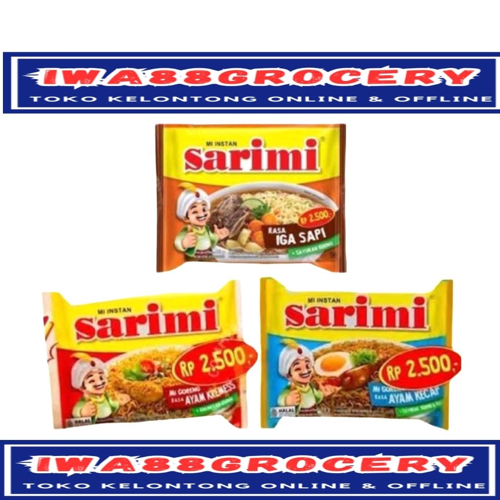 

Sarimi mie instan new series 1 pieces
