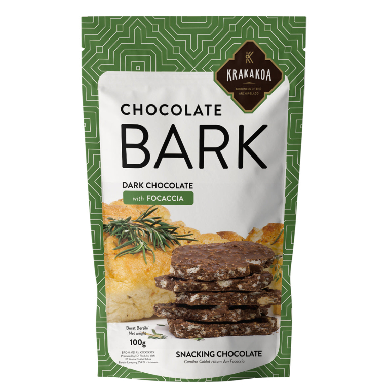 

Krakakoa Dark Chocolate with Foccacia (100 g)
