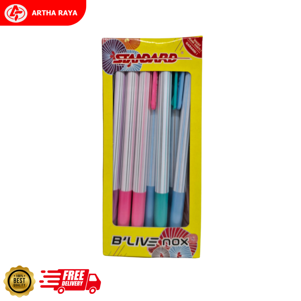 

Pena B'LIVE NOX Standard Hitam 0.3 [12 PCS]