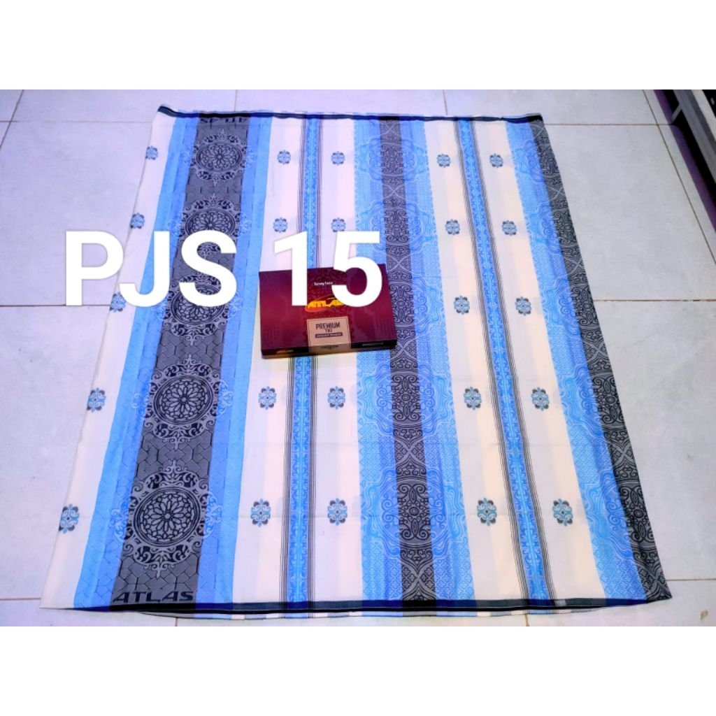 Sarung Atlas Jacquard Songket Original Gold Terbaru