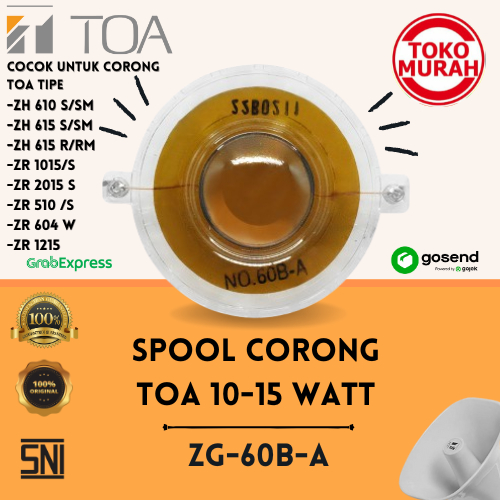 Diaphragm Speaker TOA/Spool/Spull Corong TOA ZG-60B-A ORIGINAL
