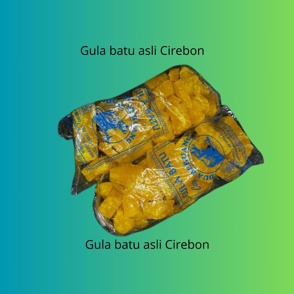 

Gula Batu Kuning CAP dua beruang Khas Cirebon Kemasan 10 Kg