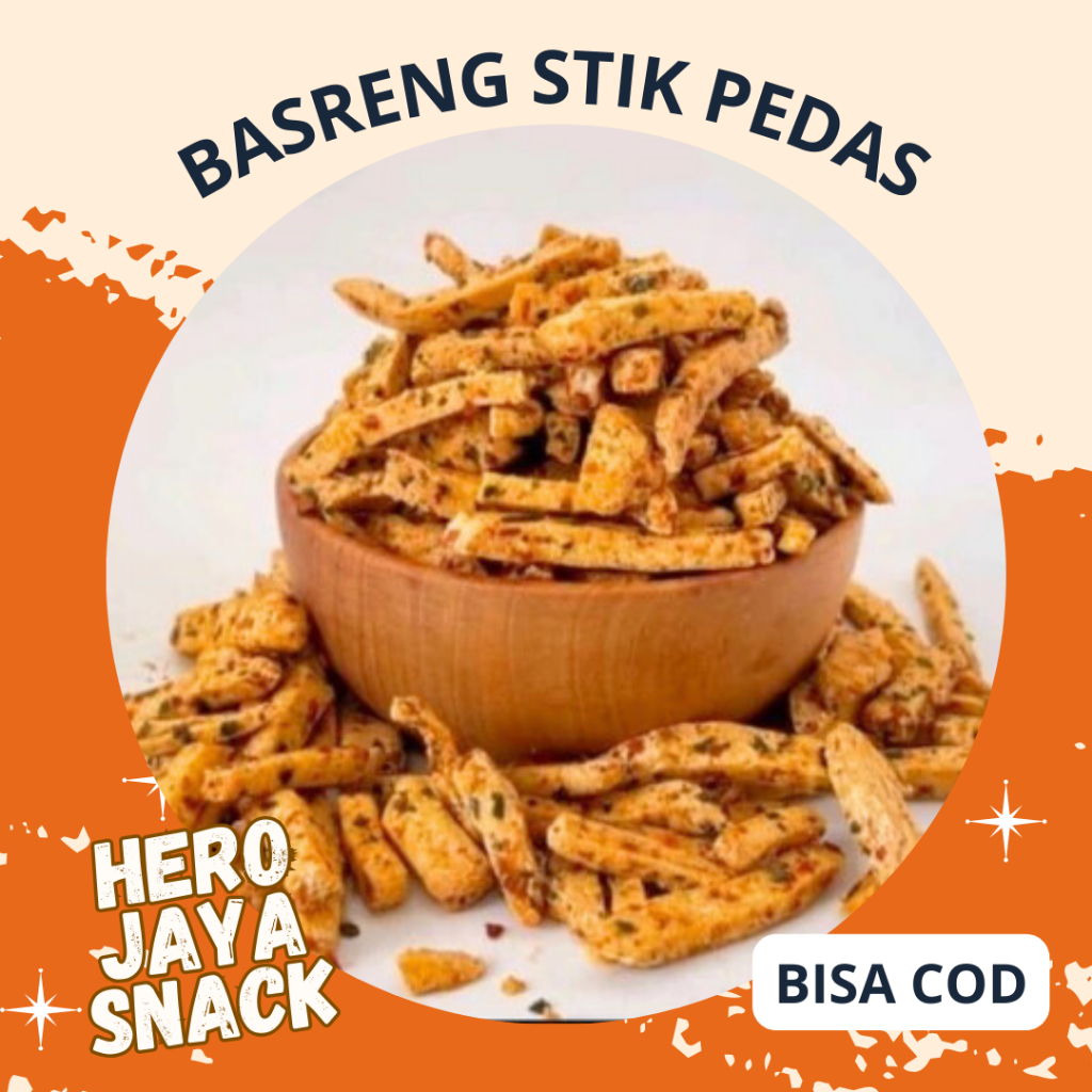 

Basreng Stik Pedas Daun Jeruk Renyah
