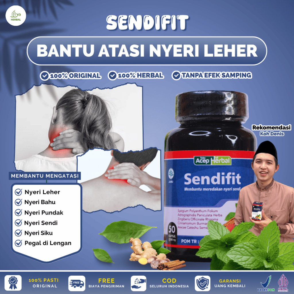 Sendifit untuk Sakit Leher, Leher Tegang Kaku dan Nyeri, Sakit Leher Depan dan Belakang, Sakit Leher