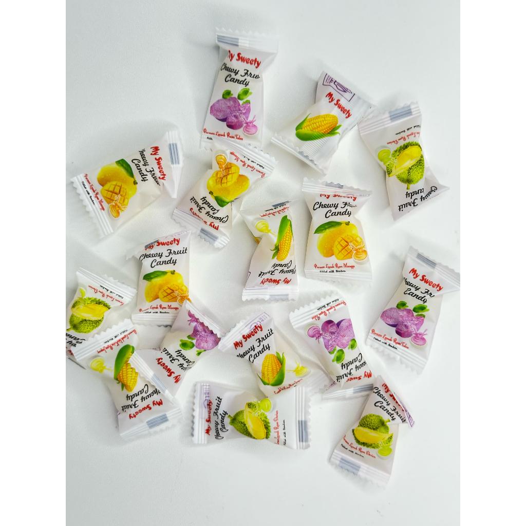 

Permen Lunak Aneka Buah Berbagai Rasa My Sweety Chewy Fruit Candy 100 Gram