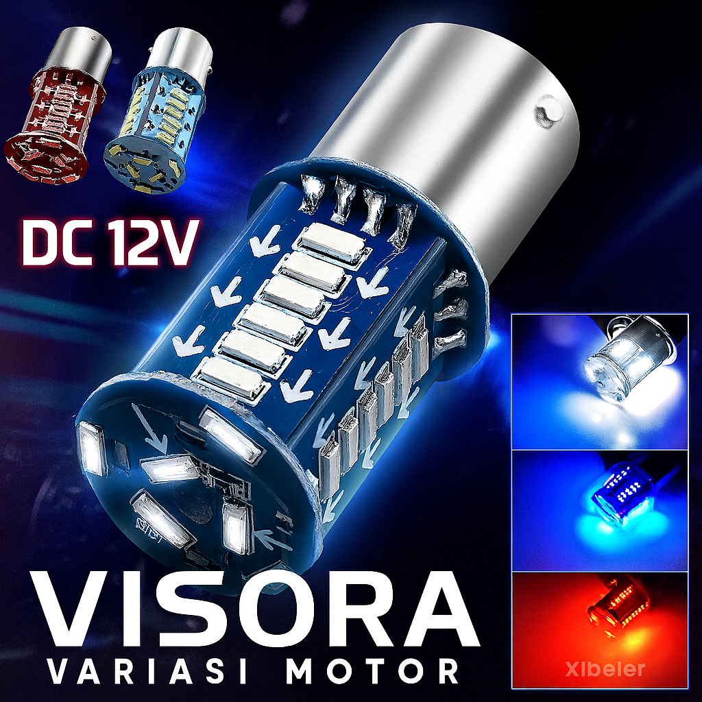 Lampu Rem 30 Mata LED Lampu Stop 30 Mata Runing Lampu Stop Universal Arus DC Universal Motor Bohlam