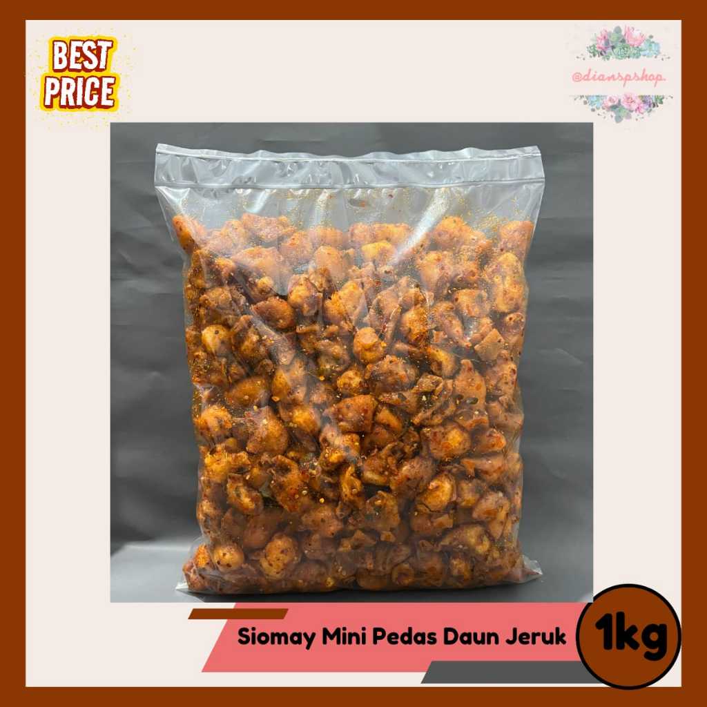

Siomay Kering Gurilem Mini Gurih Pedas Daun Jeruk 1kg