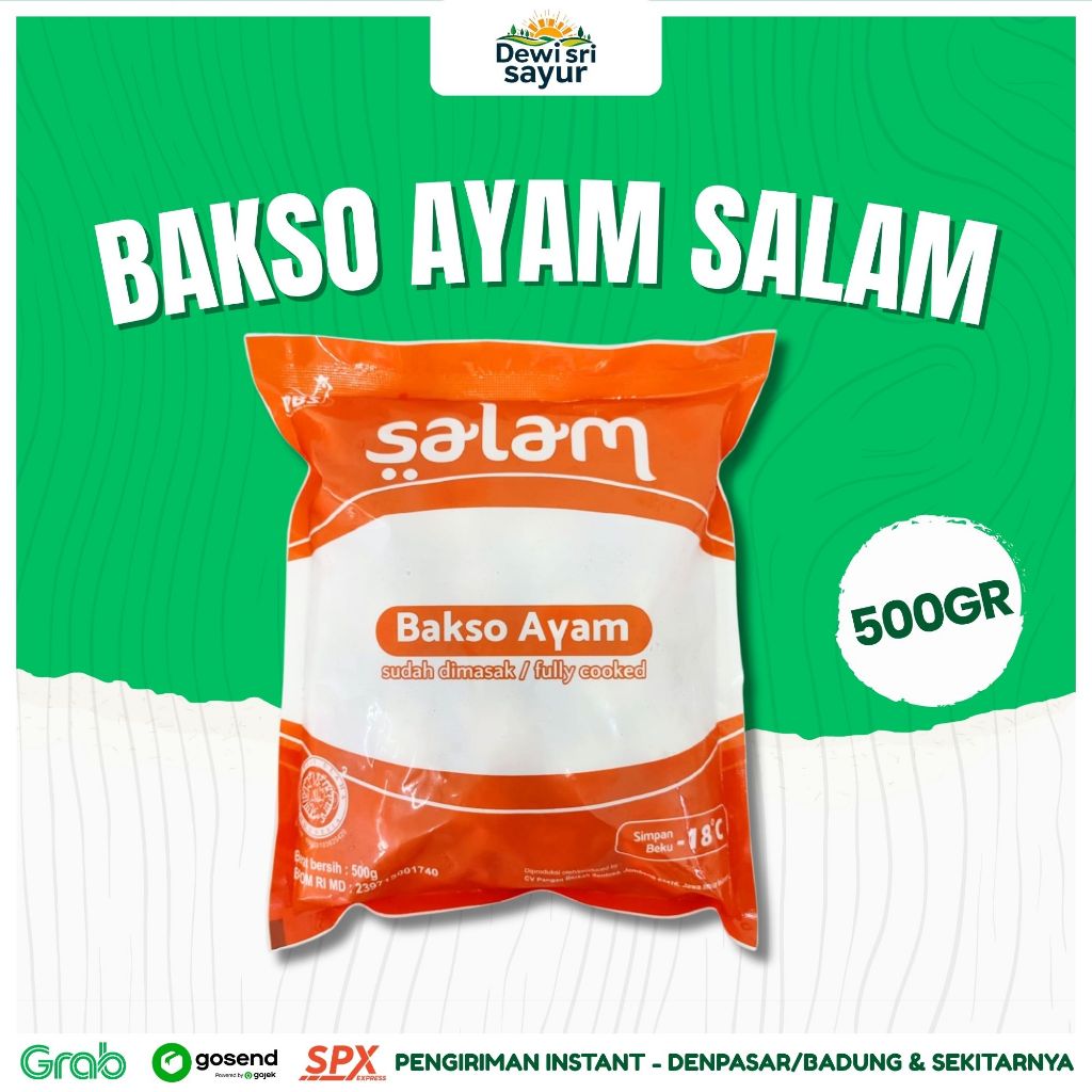 

Bakso Ayam Salam 500gr – Dewi Sri Sayur