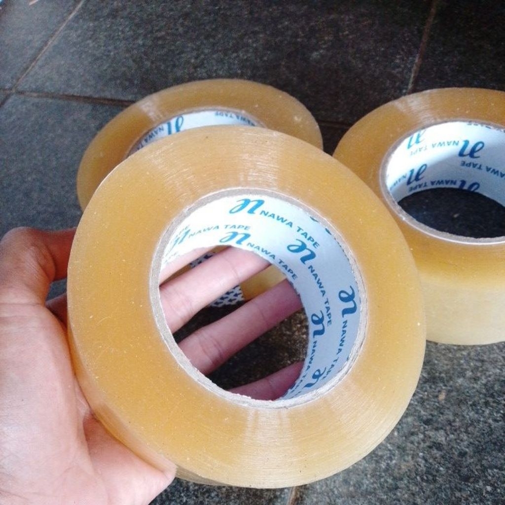 

lakban 300 yard full bening/coklat