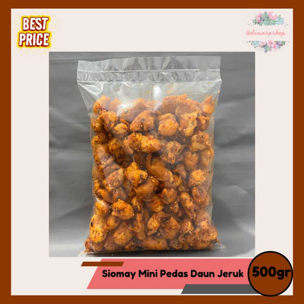 

Siomay Gurilem Cemilan Gurih Pedas Daun Jeruk 500gr