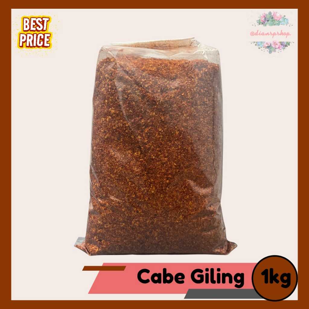 

Cabe Giling 1Kg Untuk Aneka Makanan Kuah dan Kering Berbagai Macam Tekstur Halus , Sedang , Kasar