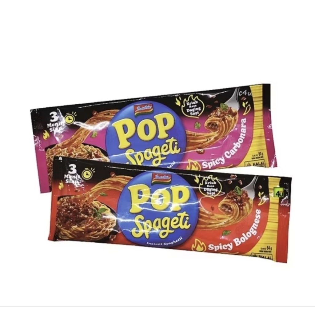 

Indomie POP Spageti Instan