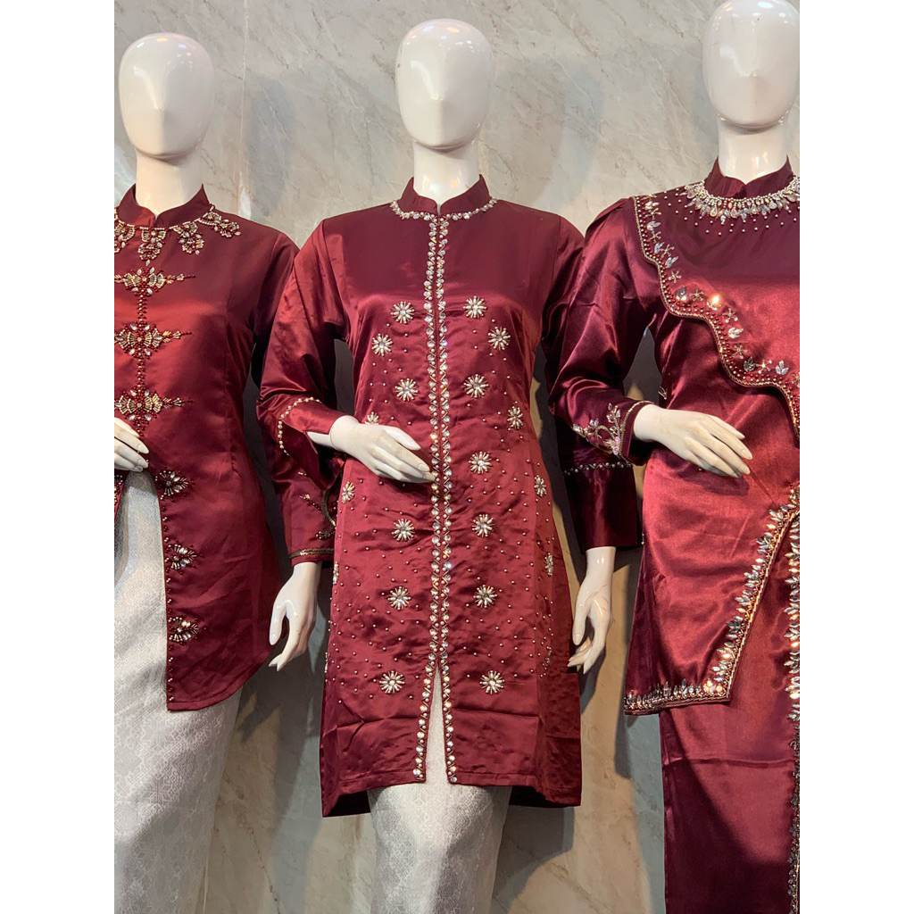 ATASAN KEBAYA KURUNG MELAYU/KEBAYA TAFFETA/KEBAYA KURUNG/KEBAYA PAYET