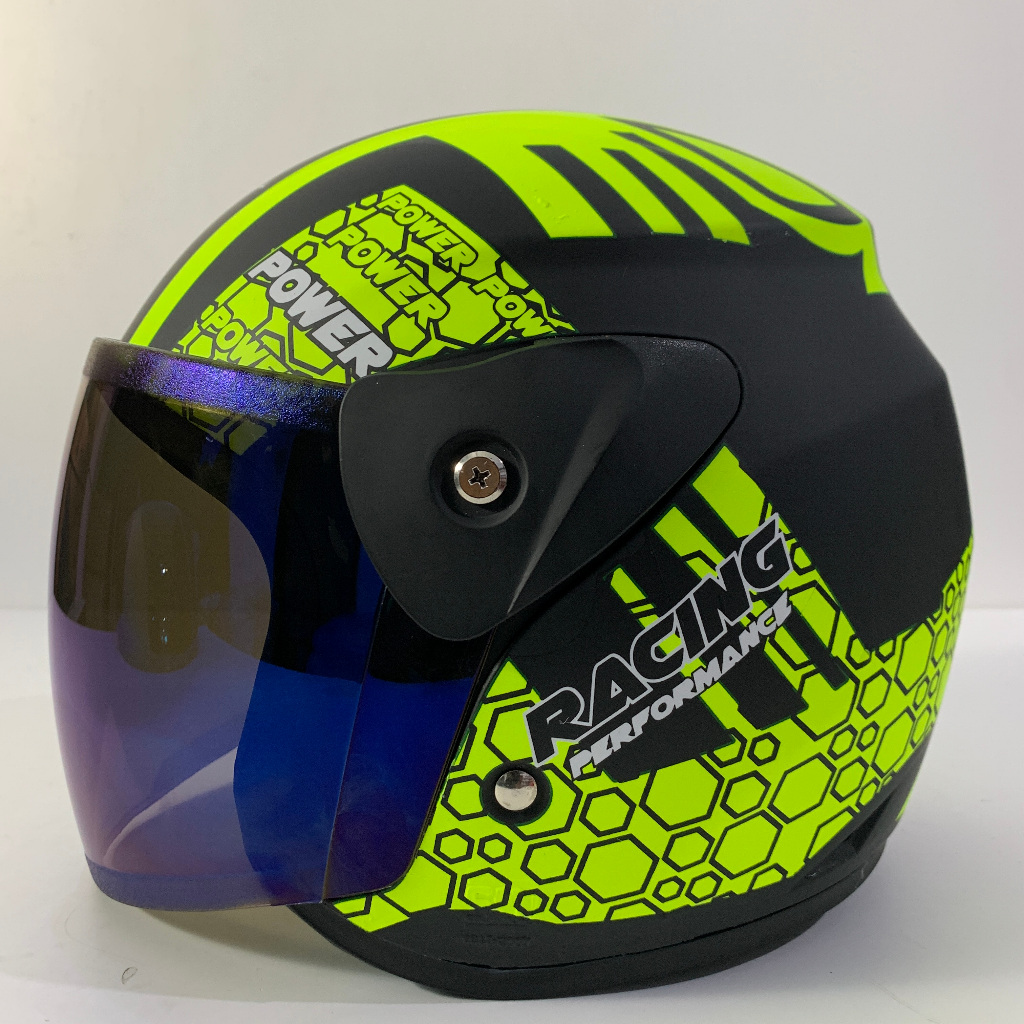 Helm Nuvo Racing Performance Kuning Doff - SNI Dewasa BXP Evo