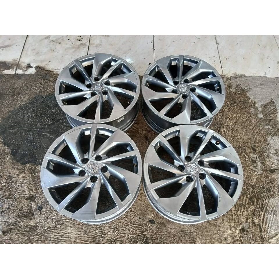 VELG MOBIL STANDART XTRAIL RING 18 BAUT 5 PELEK SECOND ORIGINAL