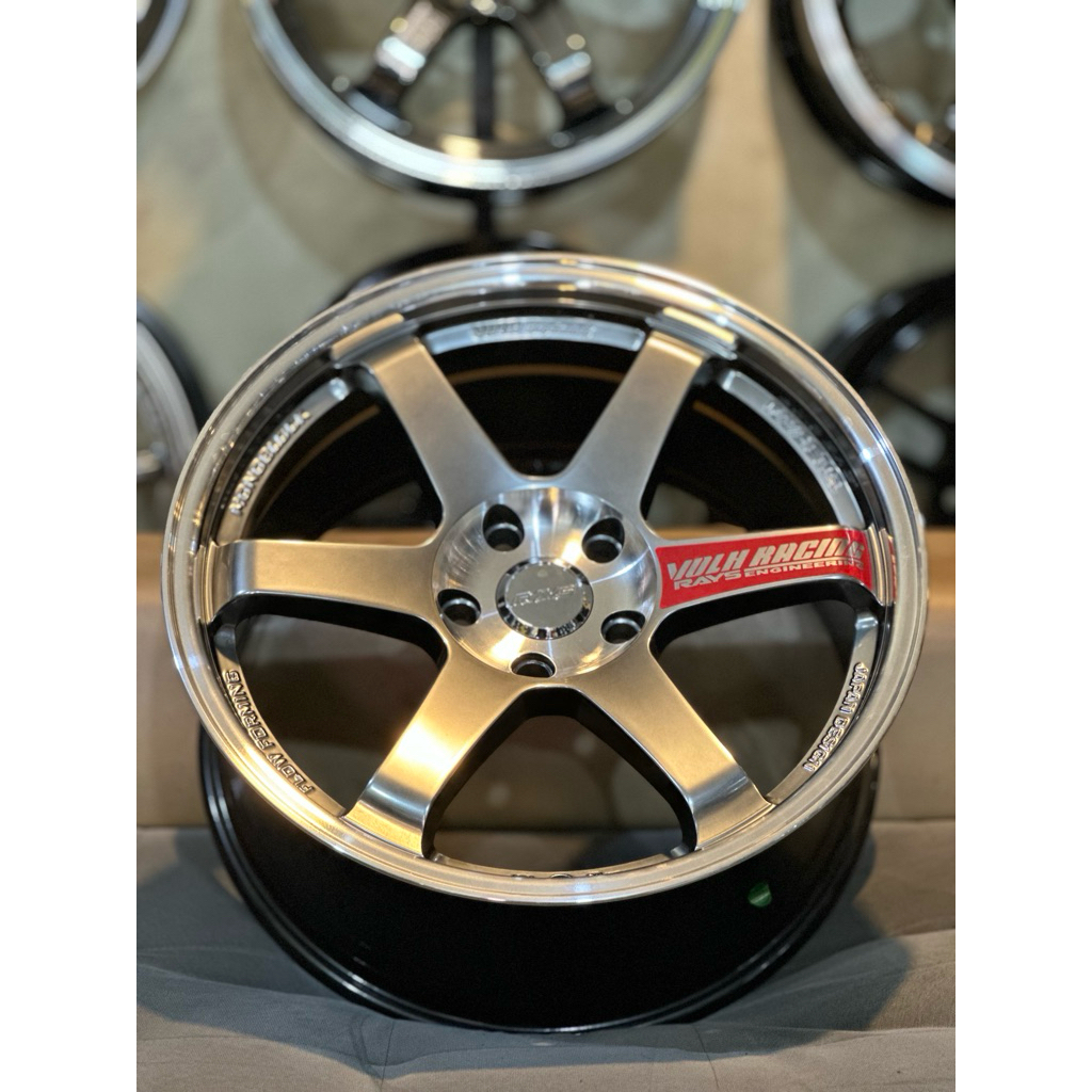 Velg TE37 SL Hb Lip Polis R18 Baru